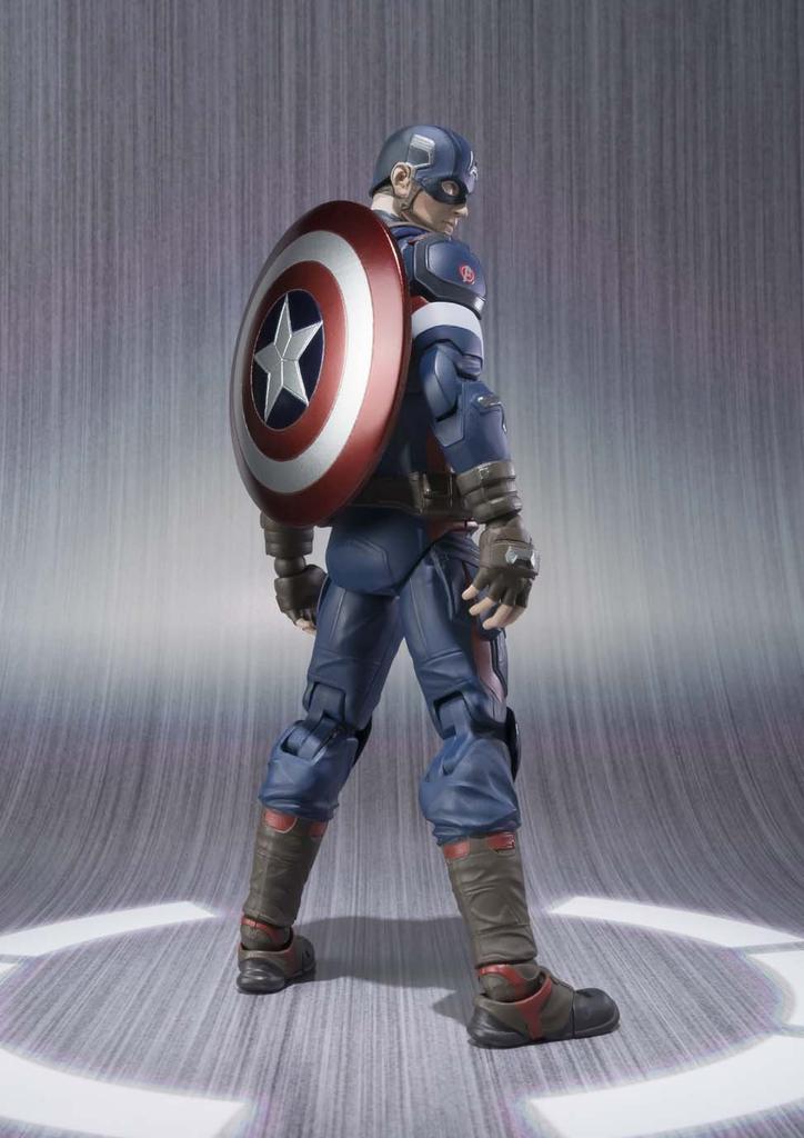 TAMASHII NATIONS Avengers Captain ca. 155mm ABS PVC bemalte Actionfigur S.H.Figuarts Amerika, &