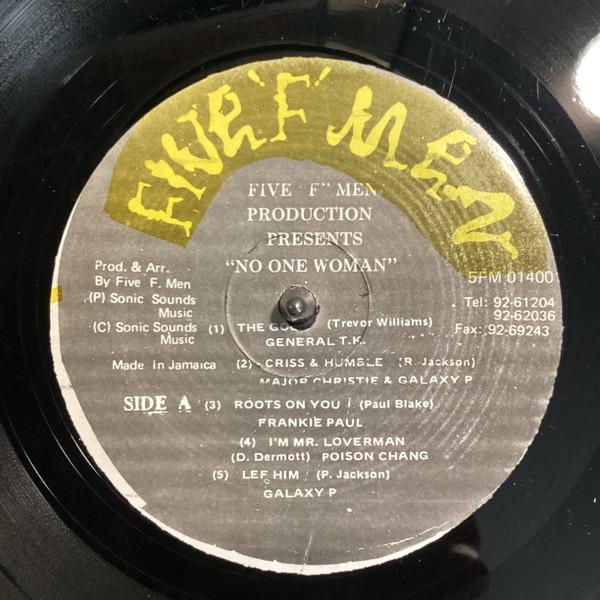 

12inch Record VARIOUS No One Woman 5FM01400 Five F Men Jamaica Reggae Ska Dub Used