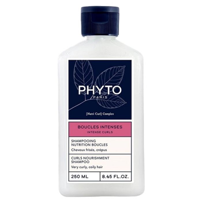 Shampoing - Phyto - Nutrition pour Boucles Intenses - 250 ML - Cheveux Frisés - Nettoyage Doux