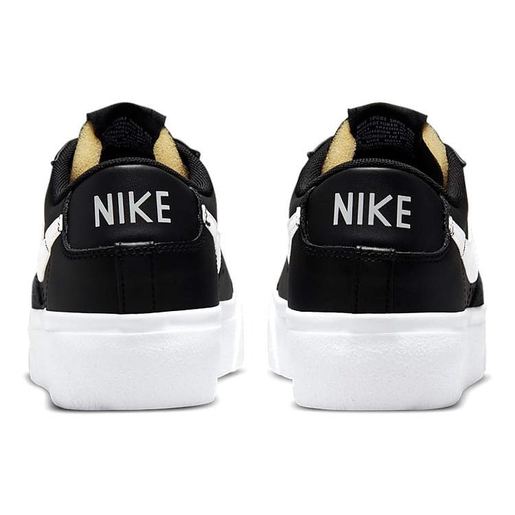 (WMNS) Nike Blazer Low Platform 'Black White' Women's DJ0292-001