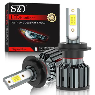 2Pcs Super Bright 18000LM H4 H7 LED Headlight Bulbs Car H8 H11 H1 9005 9006 9007 9008 9012 HB3 HB4 HB5 H13 Hir2 LED Light Lamp for Auto Headlamp