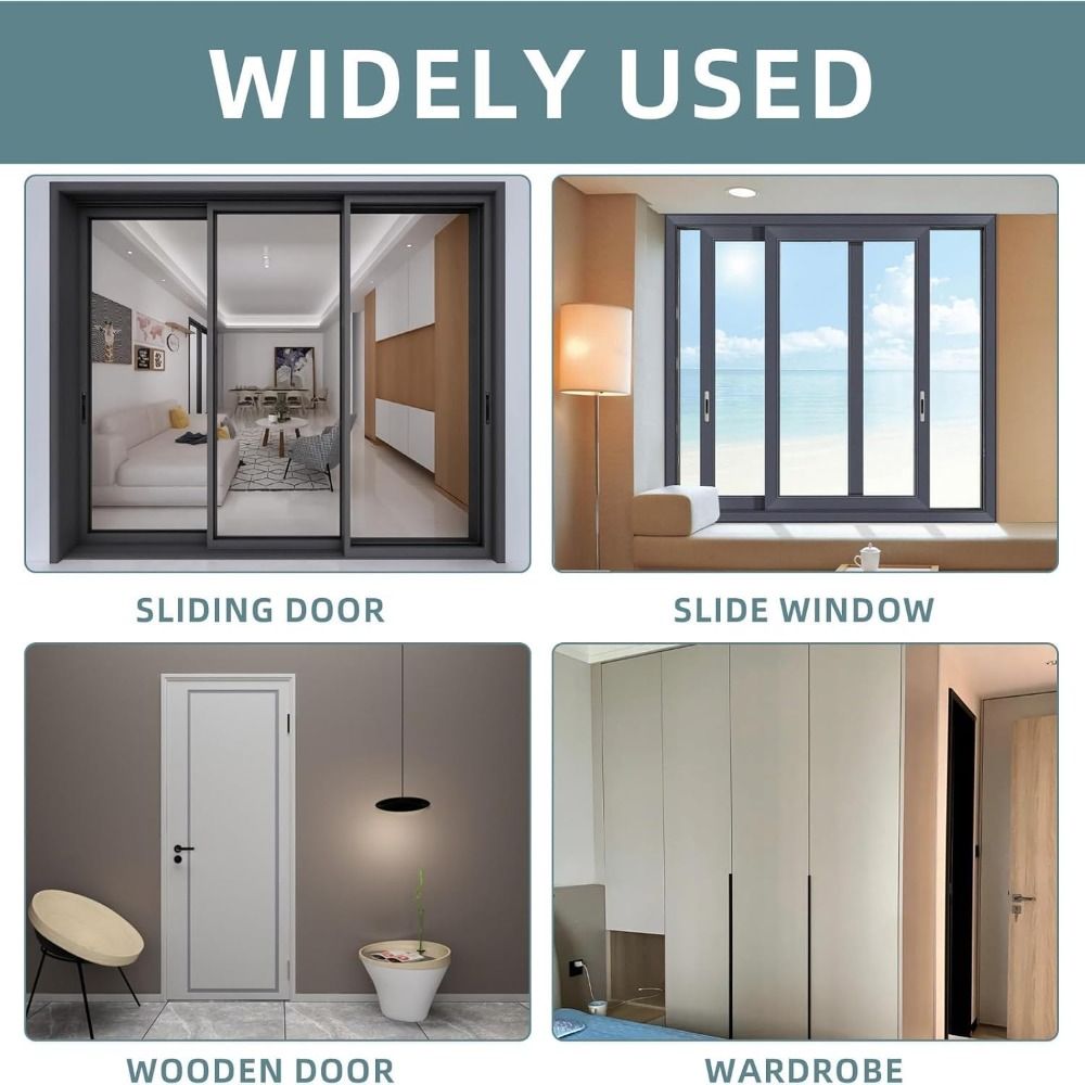 6m Windproof Door Seal Strip Soundproofing Draught Excluder Weather Stripping  Household