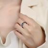 Fashion Carp Auspicious Cloud Rings for Women Retro Silver Color Koi Open Index Finger Ring Punk Student Jewelry Accessories
