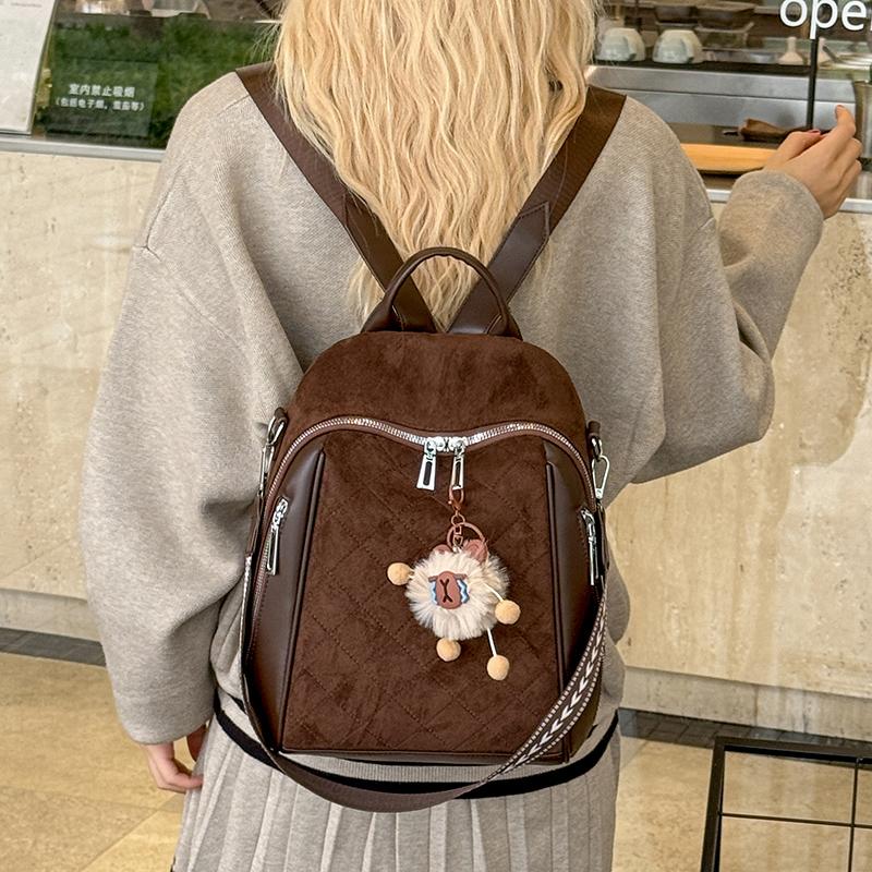 Women's Travel Backpack Lightweight Water-repellent Large Capacity Shoulder Bag Dual-purpose Backpack