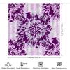 Delightful Purple Blossom Shower Curtain Floral Print Bath Decor for Home Bathroom Decoration Pink White Floral Bath Shower Curt