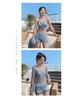 2025 Women's Three-Piece Split Swimsuit: Long-Sleeved, Sun-Protective, Sexy, Slim, Fairy-Inspired for Hot Springs.