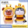 Your Majesty Thousand-Sleep Doll Bazaar Black Short Plush Toy Long Live Cat Cute Oversized Cuddle Pillow Girls Sleep Cotton