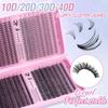 640 Clusters D Song False Eyelash Set Diy Segmented Multi-Hair Dense Curled Single Cluster Eyelashes