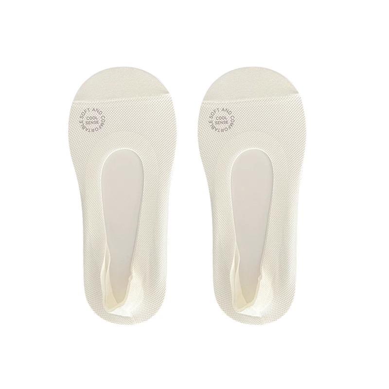 5 Pairs of Ice Silk Boat Socks Women's Non-slip Heel Sole Summer Thin Socks Drag Shallow Mouth Invisible Short Socks