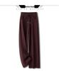 Women's Autumn/Winter 2024 Thick Elastic Waist Wide-Leg Pants