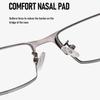 Men Business Photochromic Multifocal Reading Glasses  Male Progressive Anti-Blue Light Business Spectacles Half-Frame +1.0+2.5