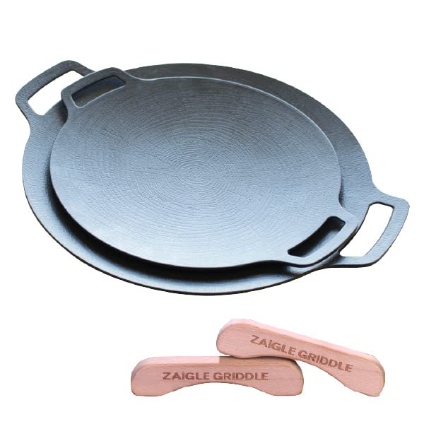 

Набор из 2-х пластин для жарки Zaigle Griddle, железная пластина для готовки [оригинальный продукт]