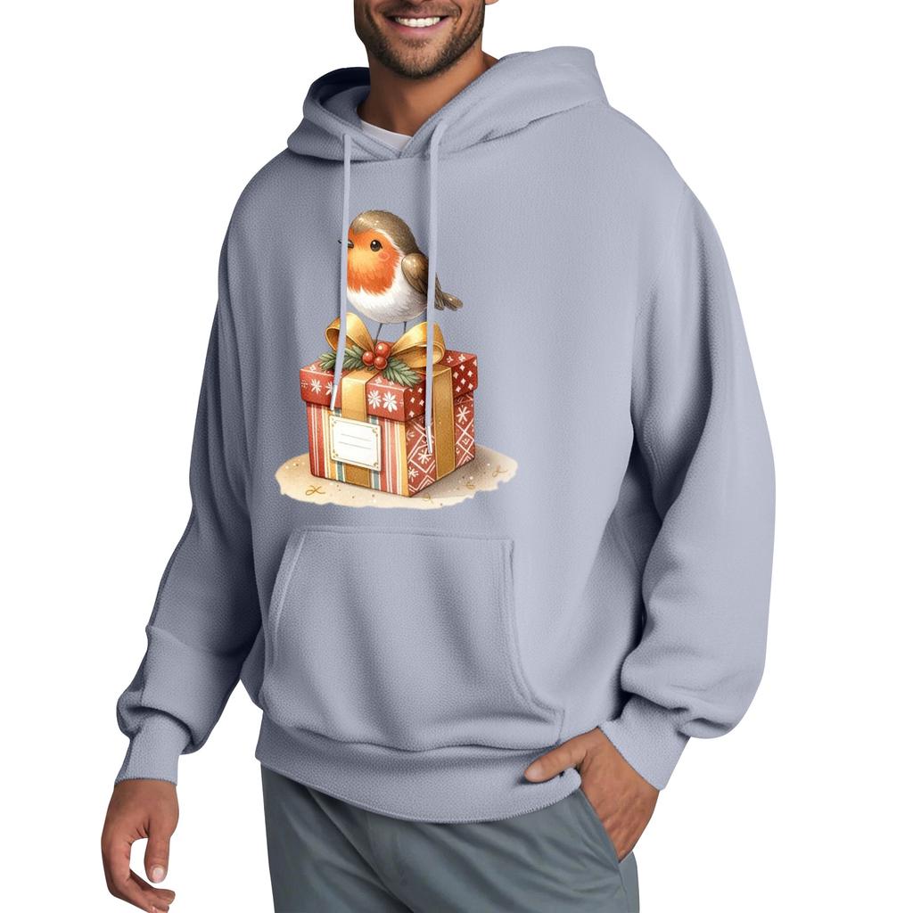 Herrehettegenser, Genser med kontrastfarge, Sporty fritidsjakke