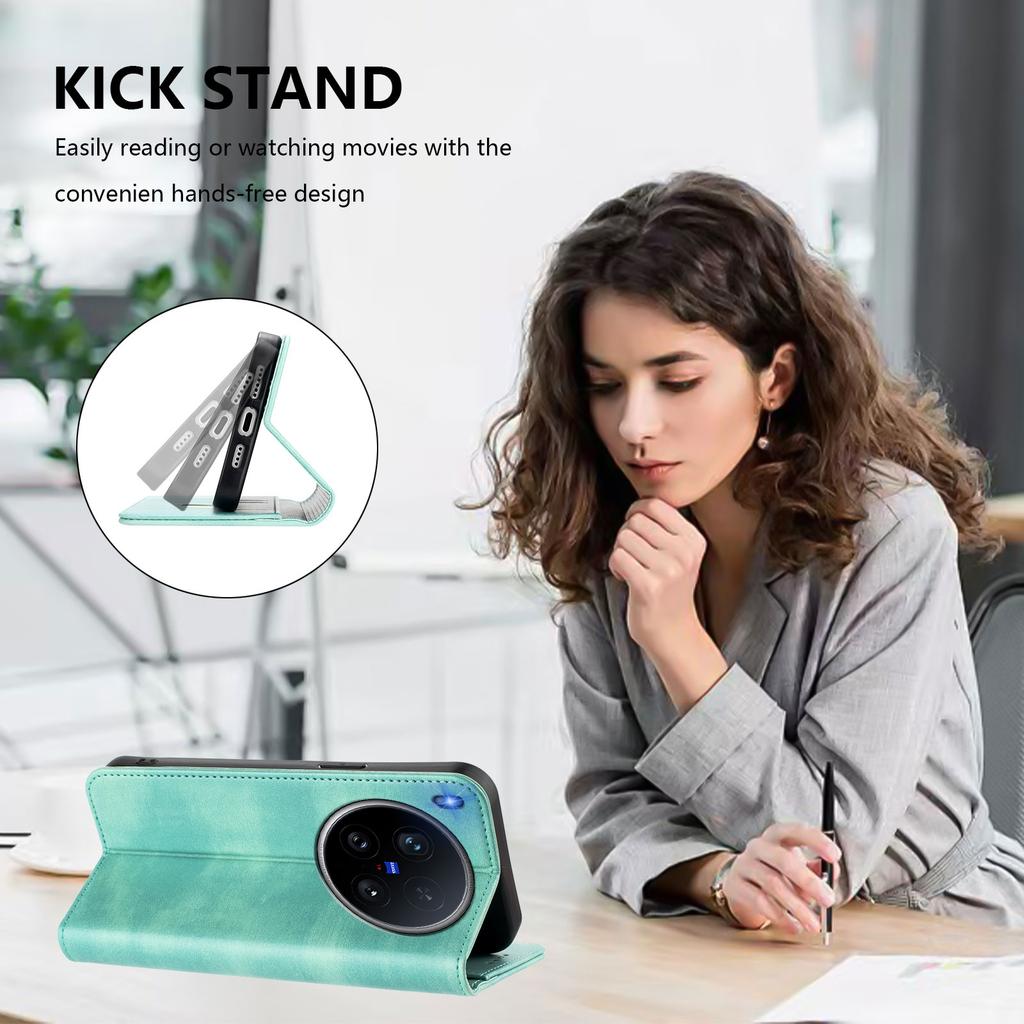 Pentru vivo X200 Ultra 5G Huse Tip Portofel Textură Retro Blocare RFID Husă de Telefon din Piele