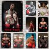 Mike Tyson Vintage Metal Tin Signs Posters Decor Retro Metal Plaque Wall Art Decor for Garage Bar