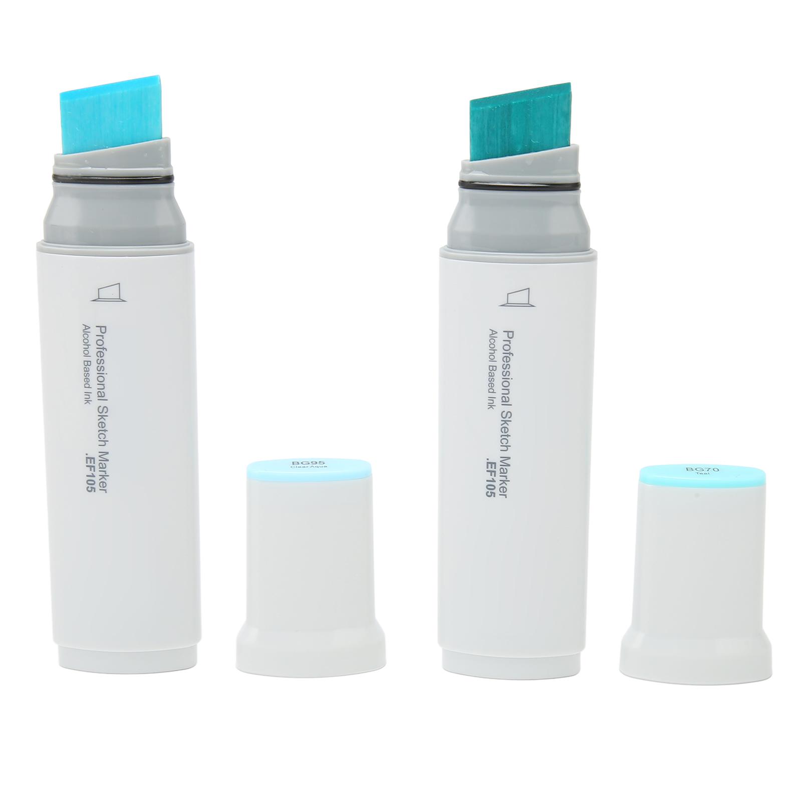 

2 шт. Джамбо маркеры профессиональные быстросохнущие равномерно впитывающие чернила спиртовые большие маркеры с широким наконечником