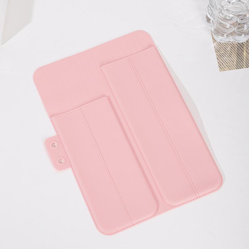 

Силиконовый чехол для щипцов для завивки волос, нескользящий плоский щипец для завивки, изоляционный коврик, сумка для хранения выпрямителя для волос, парикмахерские инструменты розовый