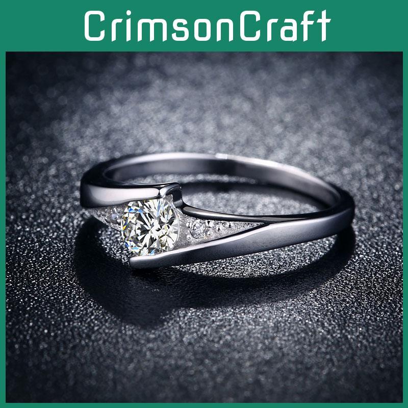 Copper Silver Coated Jewelry Ring For Women Elegant Style Hand Accessory