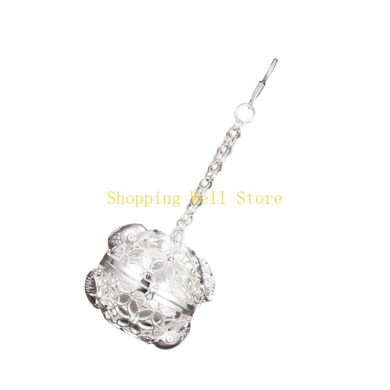 KX4B Elegant Brass Aromatherapies Ball Hanging Incenses Ball for Home Interior Decors