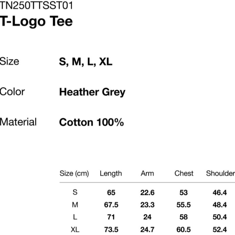 ThisisneverThaT T Logo Tee heaTher Grey