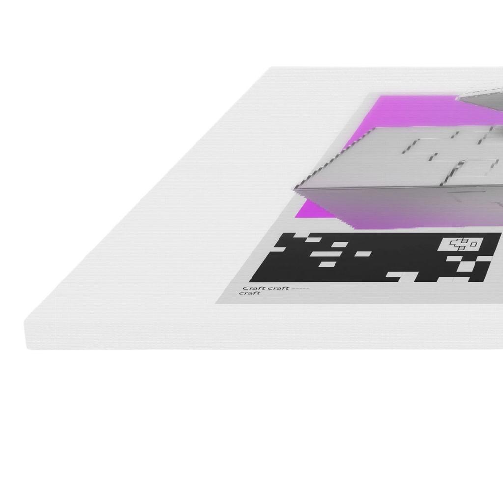 Minecraft Blockwave Canvas Print