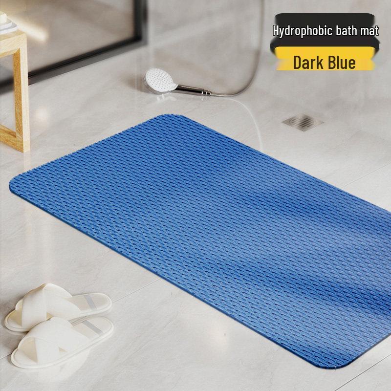 Non-Slip Bathroom Shower Mat - Water-Blocking Drainage Floor Mat 40x60cm