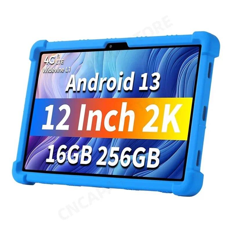 Abdeckung für Teclast T60 2023 Fall 12 "Tablet PC Kickstand Funda mit 4 Stoßfest Airbags Kinder Sicherheit Weiche Silikon
