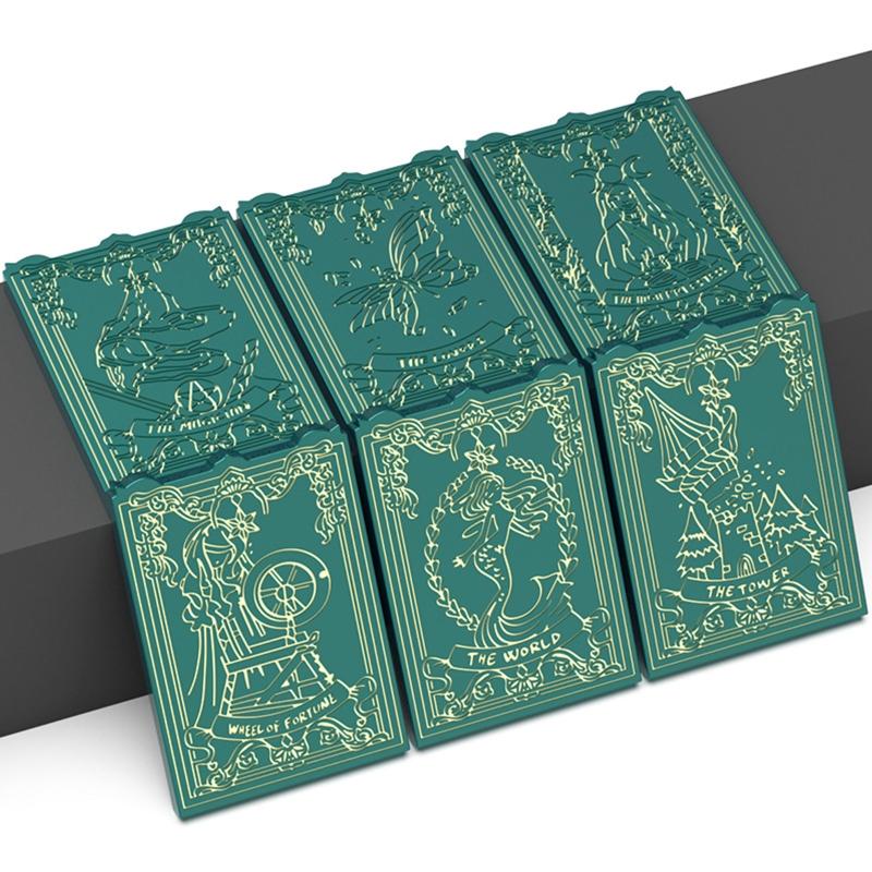 6 Sheets/24 Sheets Taluo Card Silicone Molds for Resin Casting Epoxy Molds for DIY Personalized Taluo Card Games Jewelry