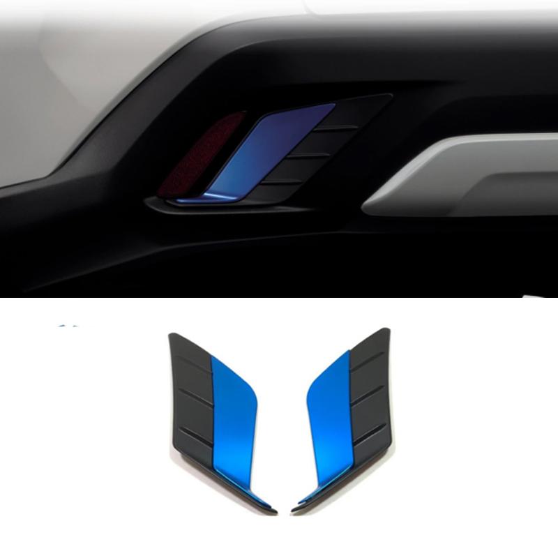 For Toyota Corolla Cross -2024 ABS chrome front Rear bumper Fog Light Lamp cover Foglight Decoration Cover Accessories