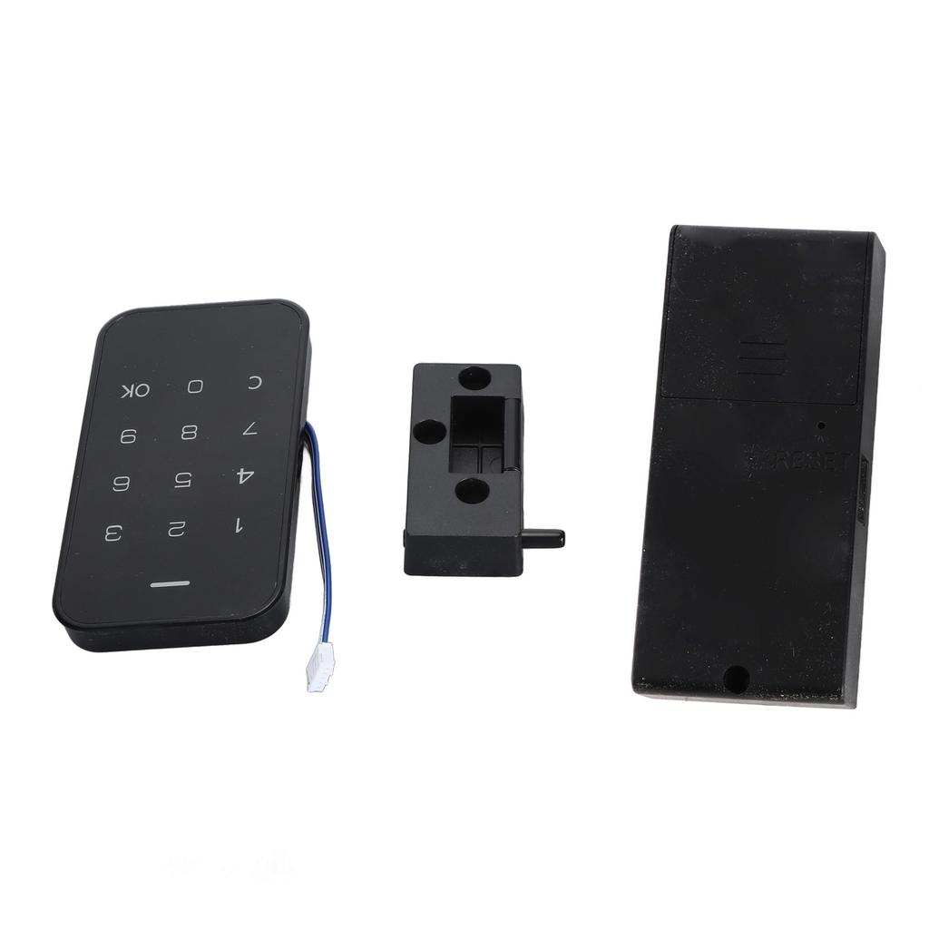 Electronic Cabinet Lock Kit Digital Touch Keypad Lock Password Entry Keyless Security Lock for Wardrobe Cabinet Sauna Center ABS Stainless Steel 180g