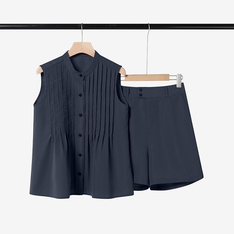 ZANZEA Maiouri fără mâneci pentru femei și pantaloni scurți Seturi de costume din două piese de vară