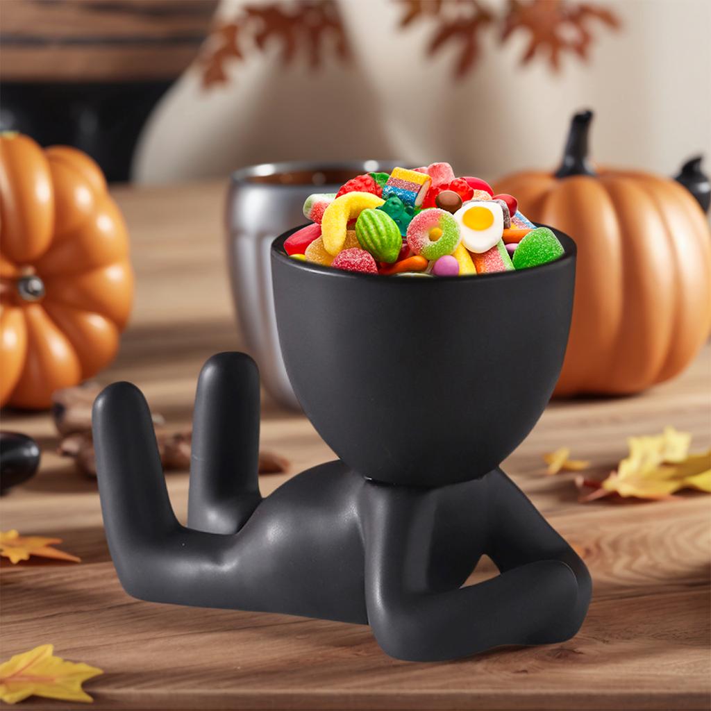 Creative Figure Flower Pot Reusable Desktop Craft Ornaments Succulent Planter Crafts Vase for Cactus Potted Green Plant