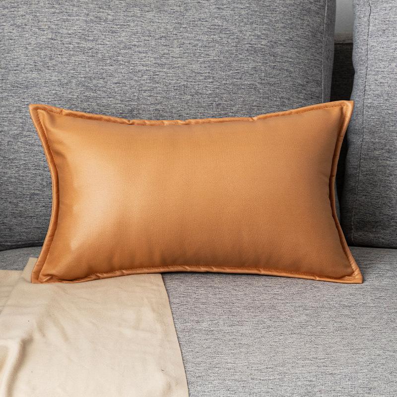 

Новый скандинавский легкий роскошный наволочка Технологичная ткань Край Прикроватная подушка Домашняя подушка Поясная наволочка 44 * 44cm without core