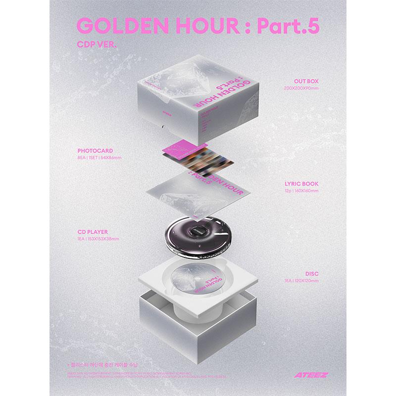 [Pre-order] ATEEZ- 14TH MINI ALBUM [GOLDEN HOUR : Part.5] CDP VER (Online Benefit)