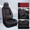 Five-seat Car Seat Covers for Toyota Corolla, Fully Covered Front Seats, Half-covered Rear Seats, Panar Leather