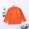 Boys Autumn Winter Cartoon Print Crewneck Sweatshirt Warm Fleece Pullover Top For Kids