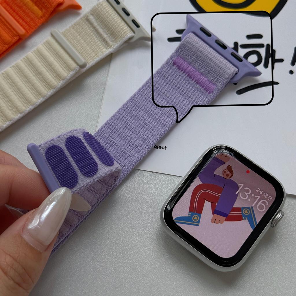 Nylon Sport Strap For Apple Watch Band 49mm Bracelet iWatch 40mm Series 11 10 9 8 7 6 5 4 SE 3 Ultra 3 46mm 45mm 44mm 41mm 42mm