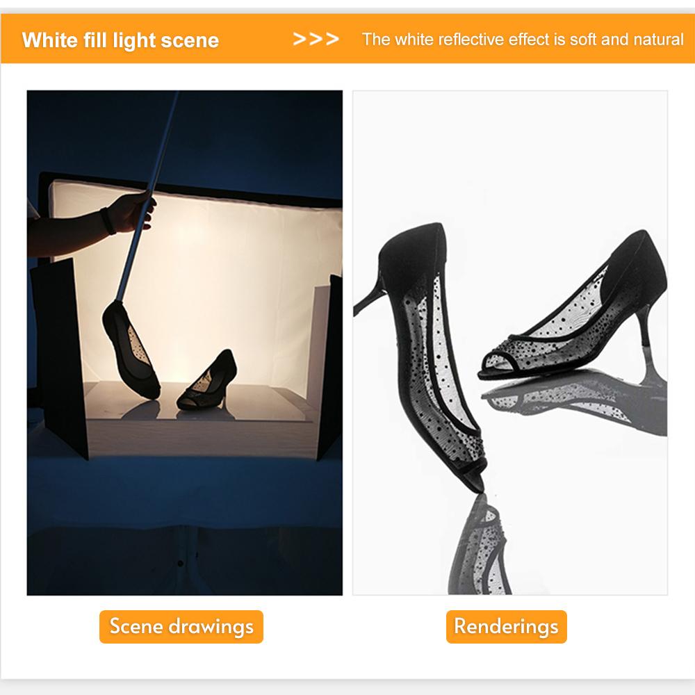 Multi Functional Photography Reflector Cardboard Foldable Photography Reflector Diffuser Board