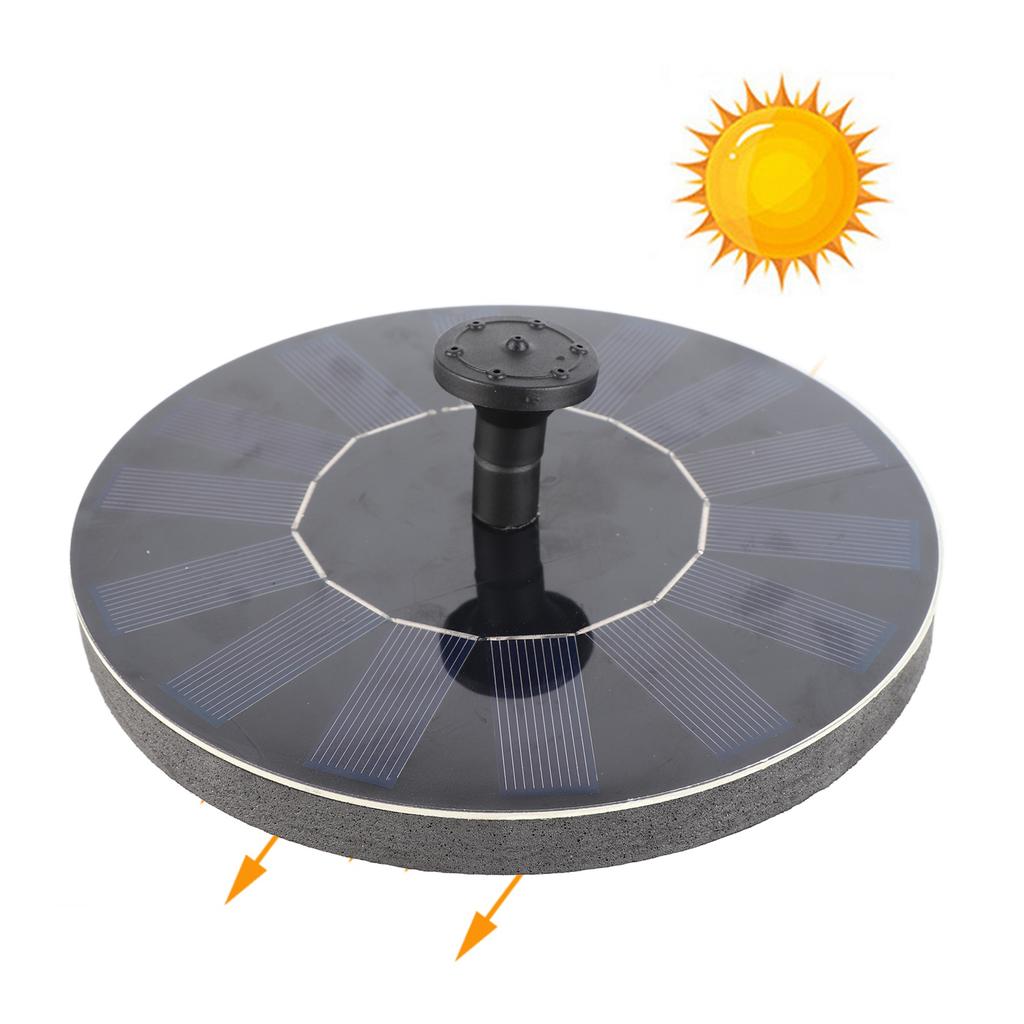 Outdoor Solar Powered Floating Bird Bath Water Fountain Pump Garden Pond Fountain Kit