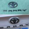 ANL1 2pcs Hood Badge Trunk Badge OVERLAY Modification Gloss Black Matte Black Suitable for 2024 2025 9th Generation Camry