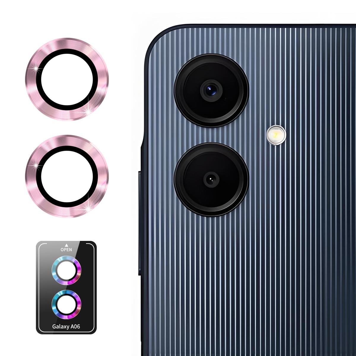 

Для Samsung Galaxy A06 4G Захист об єктива камери ENKAY Hat-Prince Металеве кільце Плівка для об єктива A