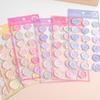 18pcs/set Retro Envelop Seal Sticker Vintage European Style Wax Stamp Sticker Cute 3D Stereo Gradient Color Scrapbook Sticker