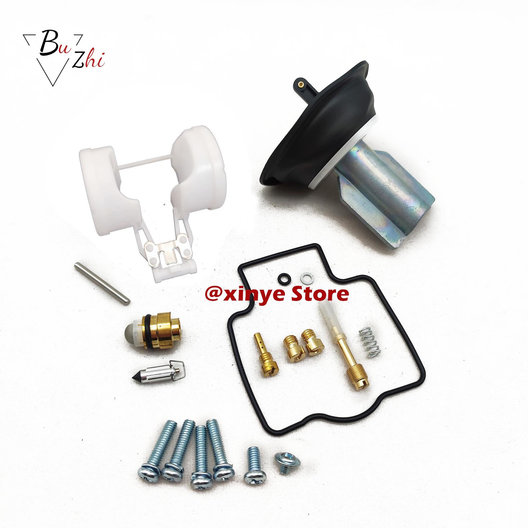 Motorcycle carburetor repair kit Floating needle seat Plunger vacuum diaphragm for Kawasaki ZX400 ZXR400 1990-1999 ZX ZXR 400 1set