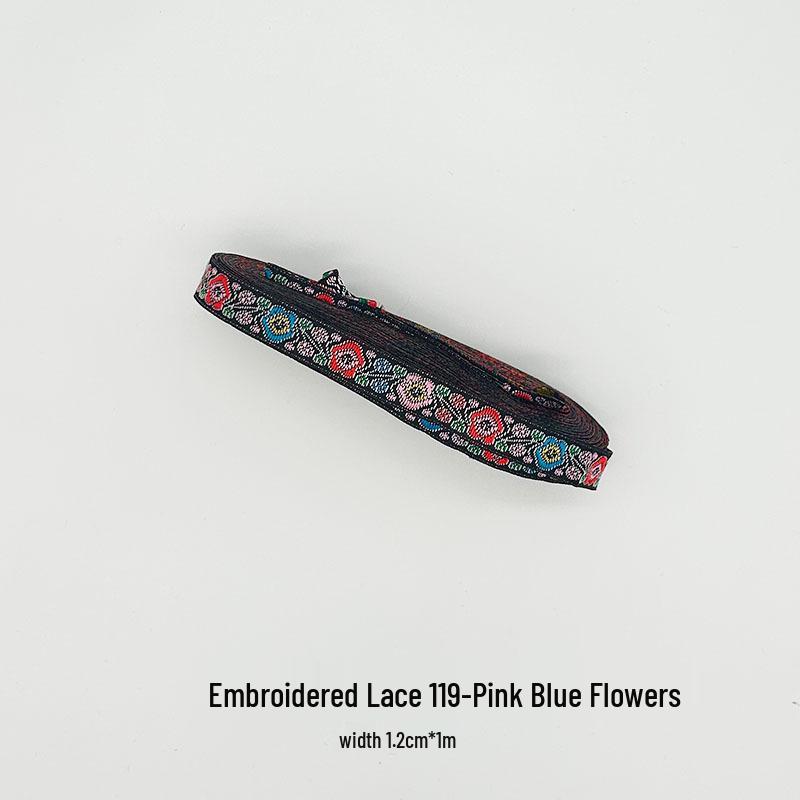 Zhuang Brocade Bamboo Fan Material Kit - Intangible Cultural Heritage Round Fan for Kindergarten