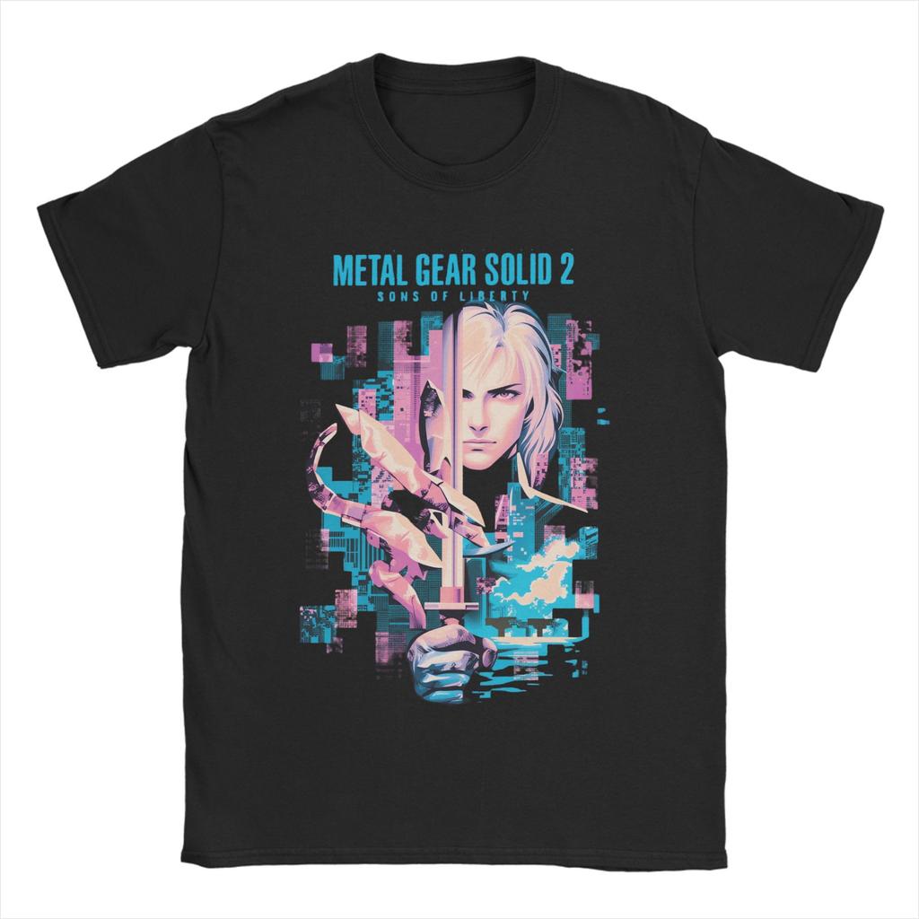 Metal Gear Solid FOX Logo Game T Shirt Beach Fashion T Shirts Couple Cotton O Neck 4XL 5XL 6XL Tees Short Sleeve Vintage Tshirt