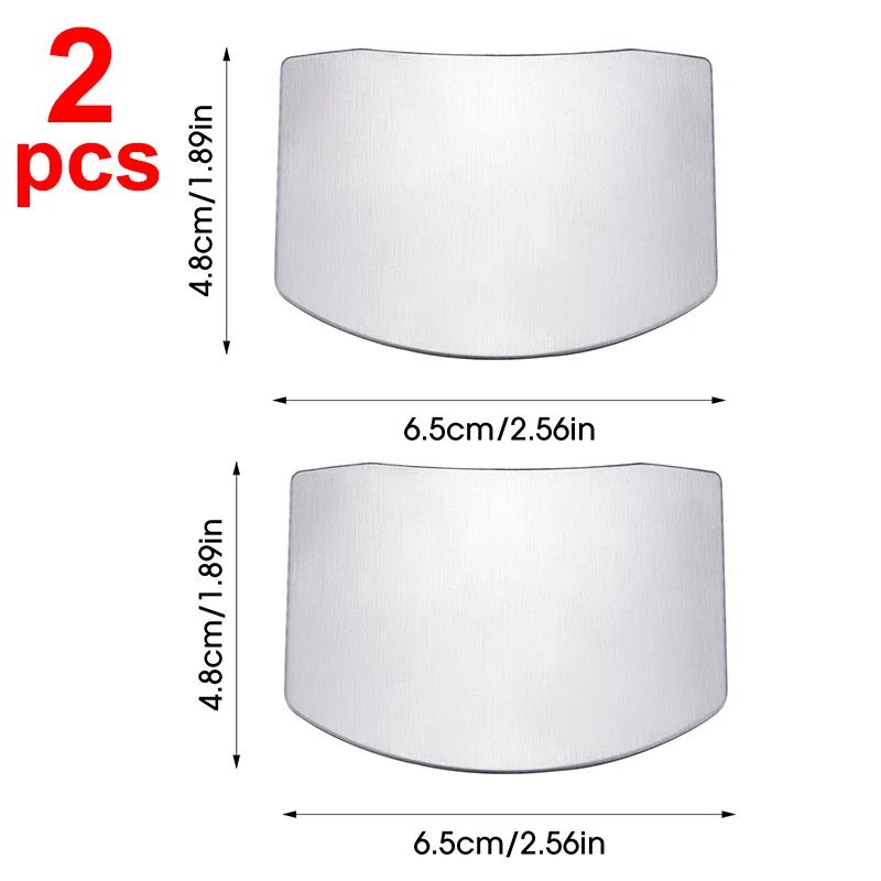 Stainless Steel Finger Guards for Cutting Assist Vegetable Slice Cutter Tool Finger Protector Knife Blade Kitchen Gadget Tools