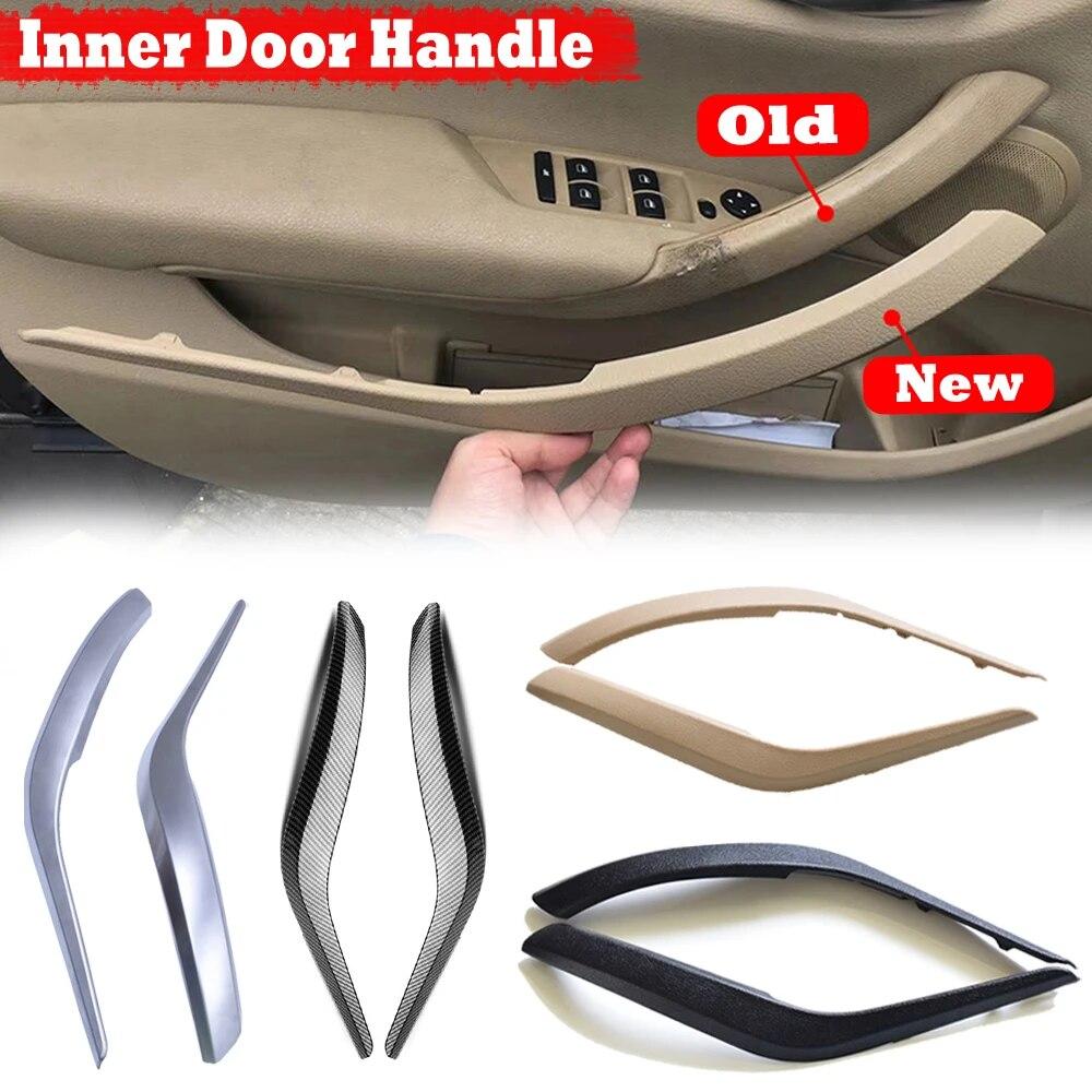 Interior Door Inner Panel Handle Pull Trim Cover For BMW X1 E84 X1 23d/25i/16d/16i/18d/20i 2008-2016 Car Accessories 51412991775