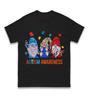 Autism Awareness Christmas Gnome T Shirt,Autism Support,Christmas Wear Gift Top