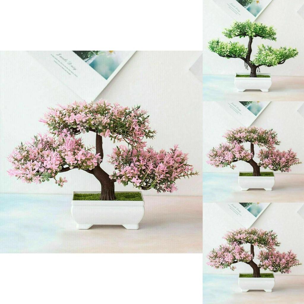 High-quality Realistic Artificial Bonsai Pine Tree Pot Plant For Elegant Home Decor
