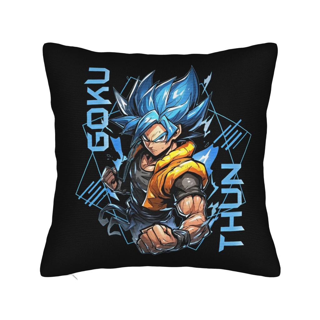 Anime Dragon Ball Square Pillow Cases Cushion Cover Funny Zippered Decor Pillowcase for Bed 4545cm